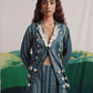 Leher Blazer Co-ord Set